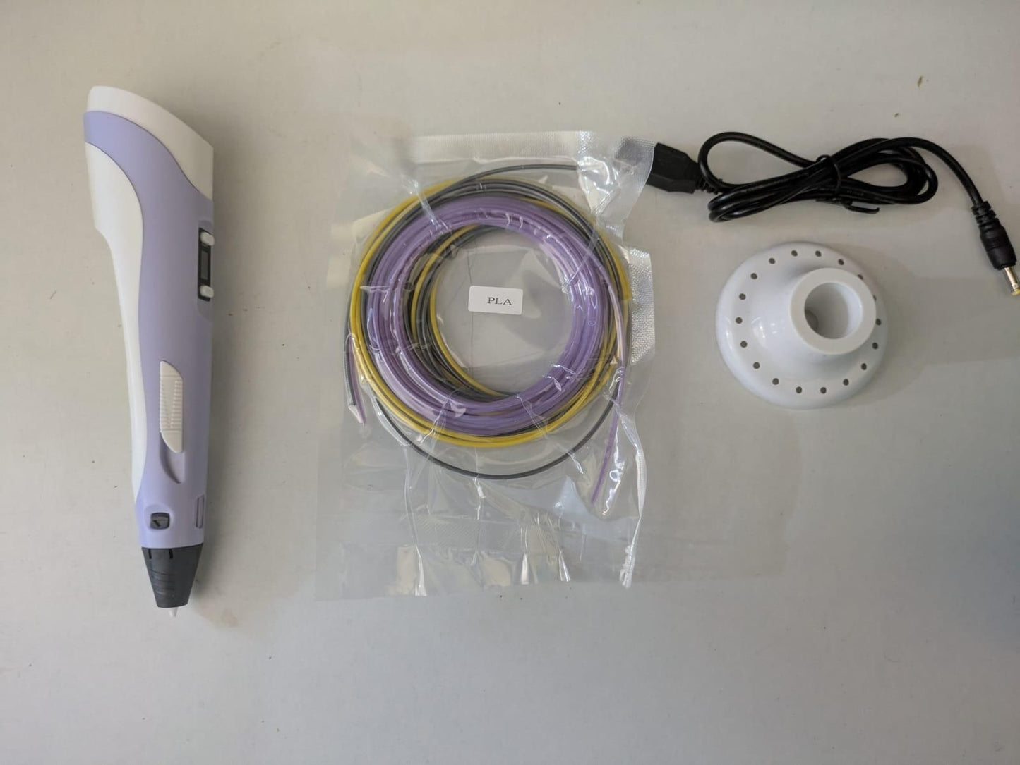 3D Printer Pen for Kids – Complete 3D Drawing Pen Set with PLA Filament (Random Color)